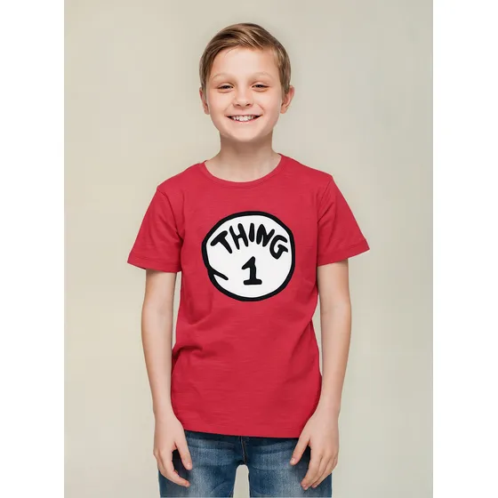 Playera Niño Diseño Things 1, 2 O 3 A Escoger Varias Tallas