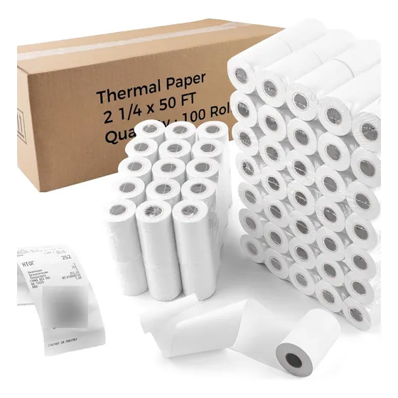 Papel Térmico 57x40mm De Punto De Venta X 10 Unidades