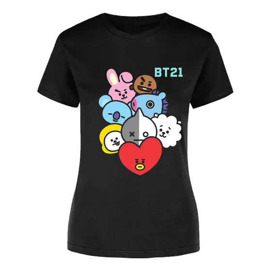 Playera Mujer Bt21 K-pop Moda Bts Dama Mod C