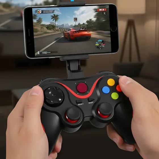 Controle Celular Gamepad Joystick Bluetooth Para Jogar Jogos