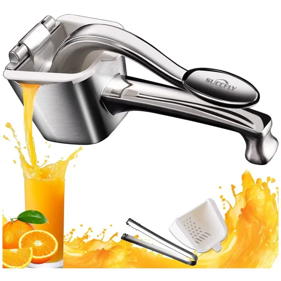 Succfly Exprimidor Limon Acero Inoxidable Manual Citrico (3