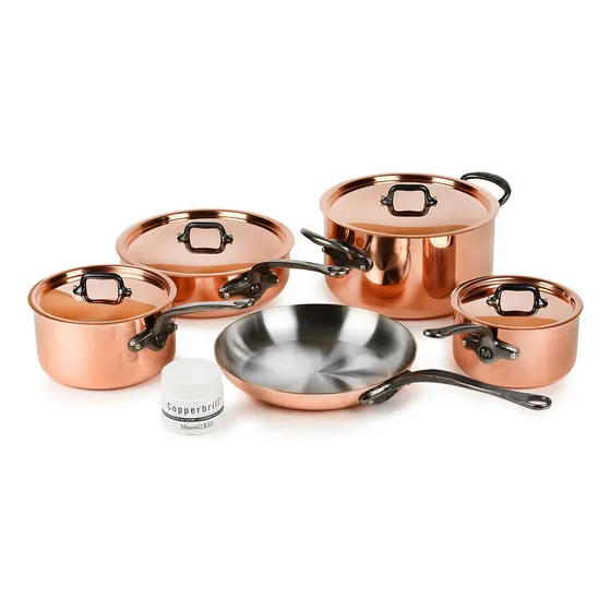 Mauviel M 'heritage  M250 °c 9-piece 2.5-mm Juego Utensilio