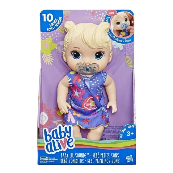 Baby Alive Bebé Interactiva +10 Soniditos Hasbro Original
