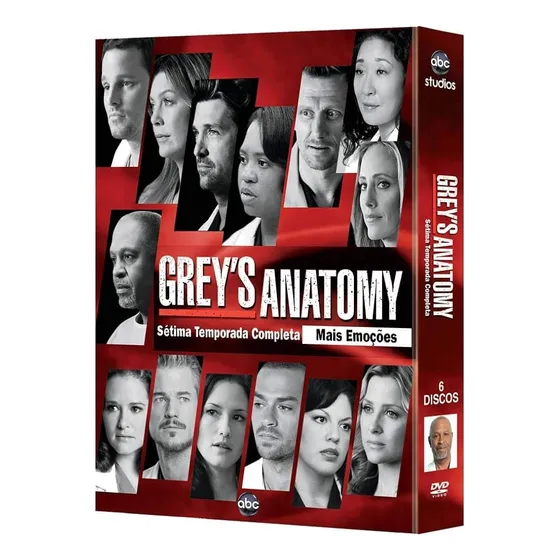 Dvd Série: Grey's Anatomy - Sétima 
