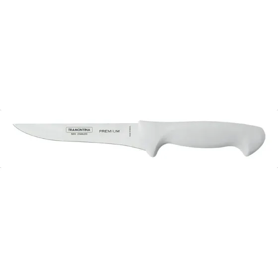 Faca Aço Inox Para Desossar Tramontina Premium 5'' Cor Branco