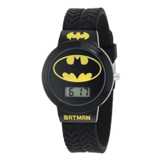 Batman - Reloj Batman Bat5041 Con Banda De Goma Negra