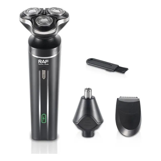 Maquina De Afeitar Barba 360 Recargable  Raf 3 En 1