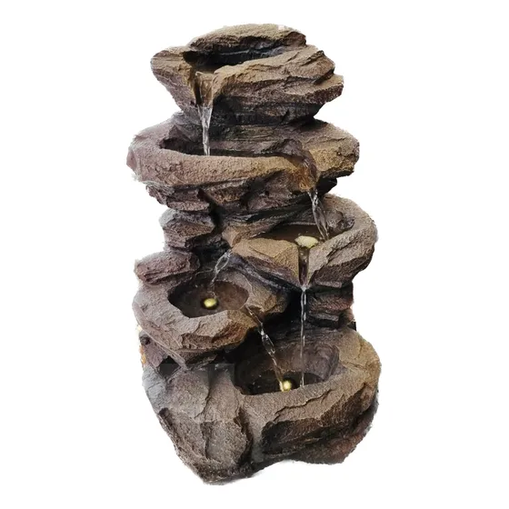 Fuente De Agua Grande Piedras 5 Caídas Cascada Oferta!