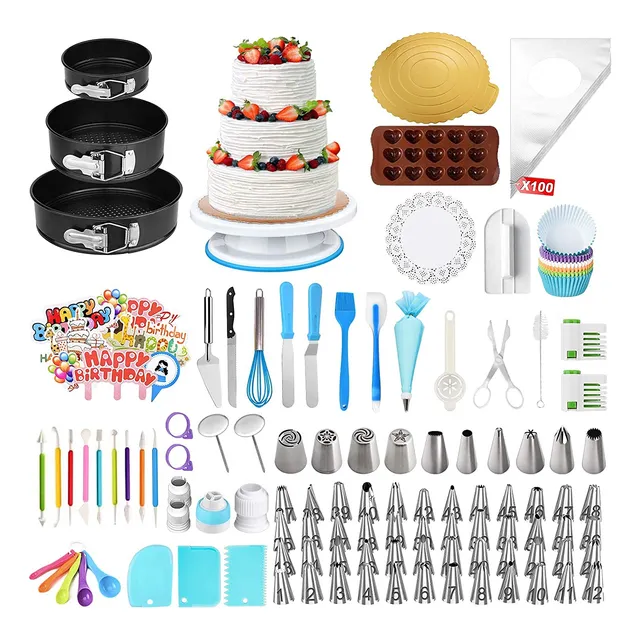 Kit De Decoración De Pasteles Juego Para Hornear -   H...