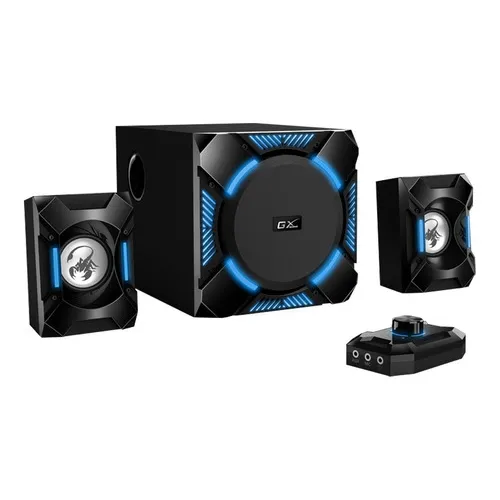 Parlante Genius Parlantes SW-G2.1 1200 negra 110V