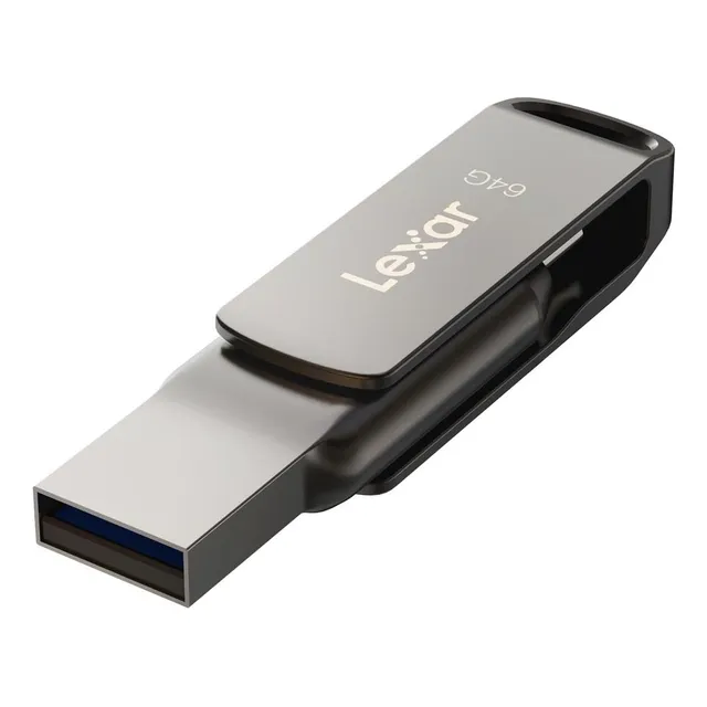 Memoria Usb Dual Lexar Jumpdrive D400 64gb Tipo C Usb 3.1