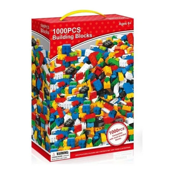 Juego 1000 Bloques Ladrillos De Encastre Calidad Clicshop