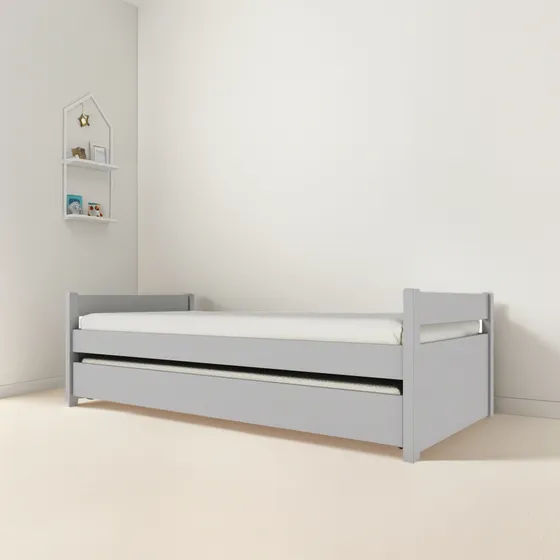 Cama Marinera Double Madera Maciza Rustico Hogar