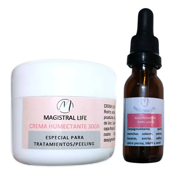 Despigmentante En Loción Tretinoina Tópica + Crema Manchas 