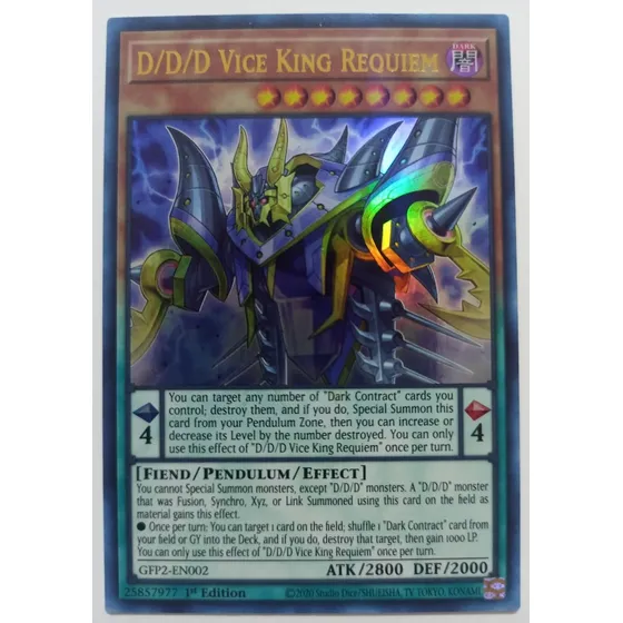 D/d/d Vice King Requiem - Ultra Rare    Gfp2