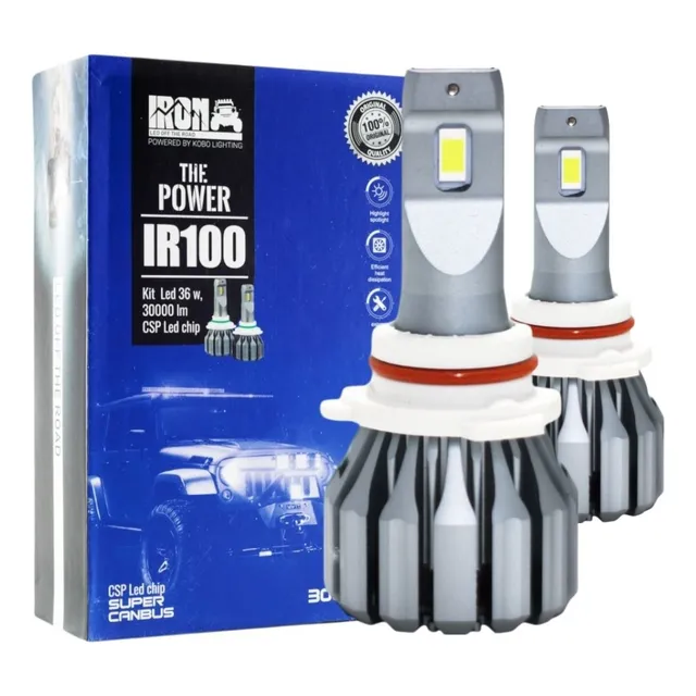 Cree Led Ir100 H4 H7 H11 9005 Hb4 9006 Canbus Led Alta Gama