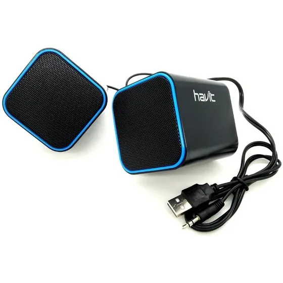 Cornetas Pc Havit Hv-sk473 Usb Negro 100% Nuevo *oferta*