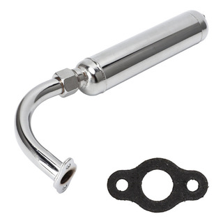 Tubo De Escape De Mufla De Motor Para Bicicleta De 2 Tiempos Tubo De Escape De Mufla De Motor Para Bicicleta De 2 Tiempos