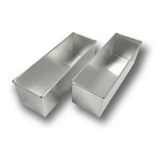 Kit 02 Formas Bolo Fatia Perfeita Slice Cake 30x10x10 Cor Prateado