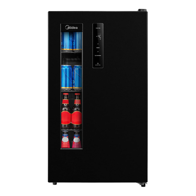 (meli+) Cervejeira Midea Preta Frost Free 82L (meli+) Cervejeira Midea Preta Frost Free 82L