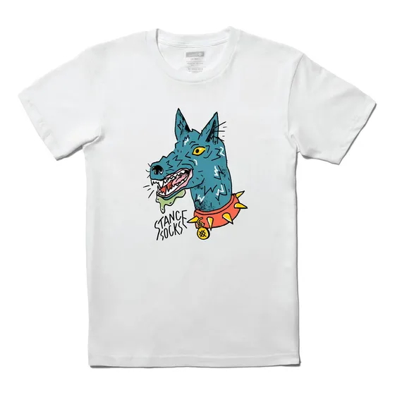 Polera Men Ankle Biter White