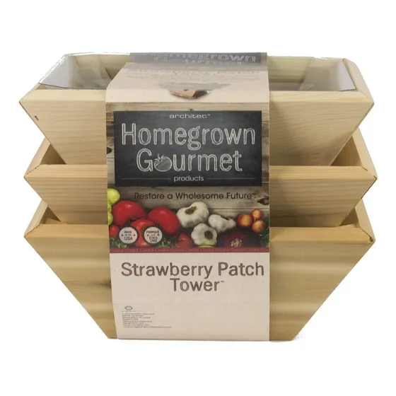 Architec Homegrown Gourmet Fresa Patch Tower Cedar Macetero