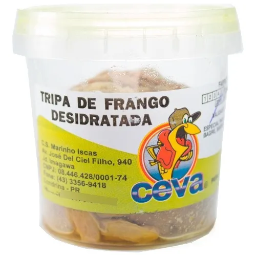 Tripa De Frango Desidratada Ceva Iscas - 120 G Ideal Corimba