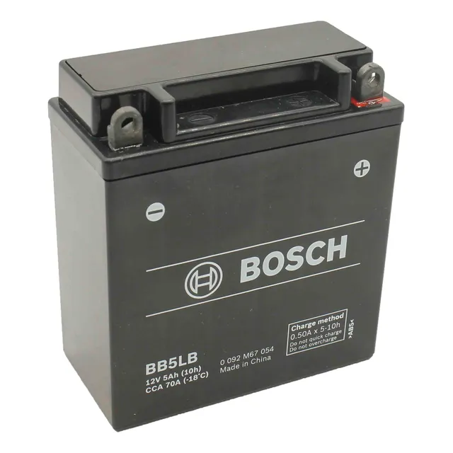 Bateria Moto Bosch 12v 5ah Bb5lb = Yb5lb Gilera Bosch Bb5lb