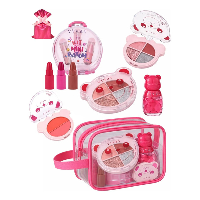 Kit Maquiagem Teen Infantil Necessaire Menina Completo