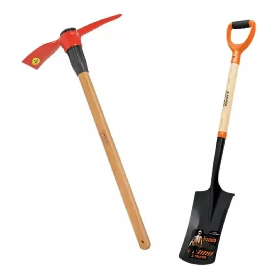 Kit Pala Corte Pocera Truper + Pico Punta Y Pala  Tyt