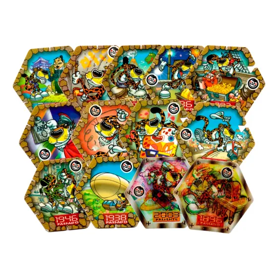 Tazo Máquina Do Tempo Elma Chips Original - 6 Unidades
