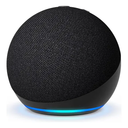 Echo Dot 5ª Geração Amazon Preto Alexa Assistente Virtual Wi-Fi Bluetooth