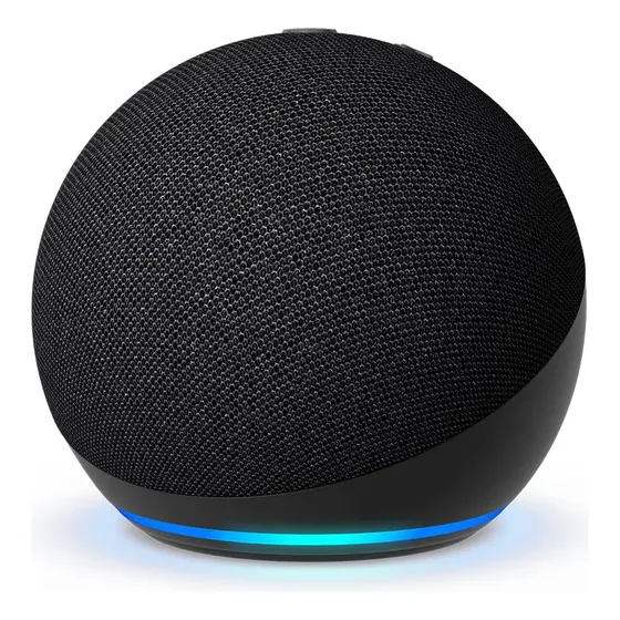 Echo Dot 5ª Geração Amazon Preto Alexa Assistente Virtual Wi-Fi Bluetooth