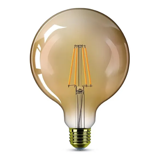 Lampara Filamento Led Globo G125 4w Dimerizable - Unilux Luz Cálida