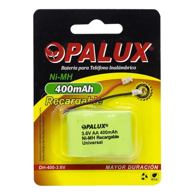 Batería Recargable Aa Ni-mh Para Teléfono Dh-400-3.6v Opalux