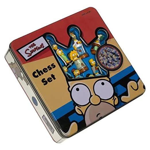 Simpsons Juego De Ajedrez Con Pliegue 653ft