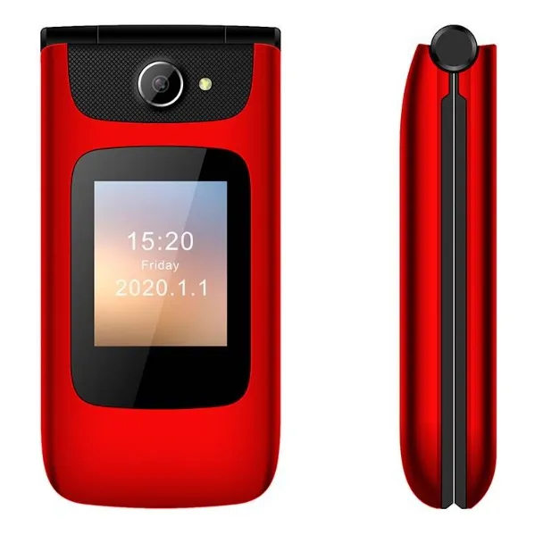 Teléfono Celular Senior Adulto Mayor 4 G Introtech Rojo