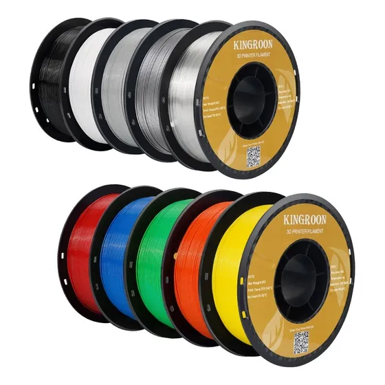 10kg Kingroon Petg Filamento Para Impresora 3d 1.75mm Petg Color Mezclar Colores