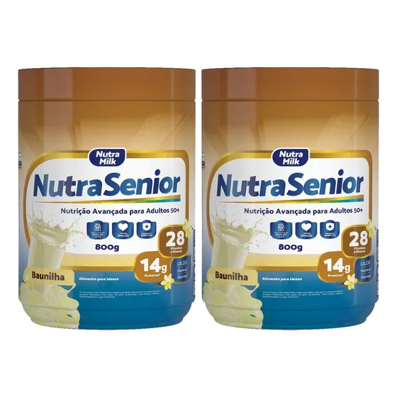 Kit 2x Nutrasenior Adulto 50+ Complemento Alimentar 800g