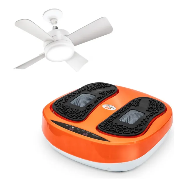 Paquete Masajeador Power Legs + Socket Fan | Cv Directo Color Naranja