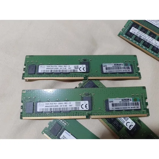 Memória Ram Sk Hynix 16gb 2rx8 Ddr4 2666ghz Verde-escuro
