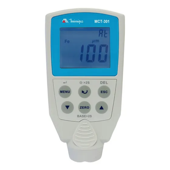 Medidor De Espessura De Camada Mct-301 Minipa
