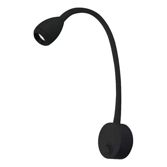Arandela Led Flexível Para Leitura De Cabeceira 3w 3000k