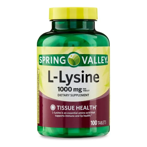 L-lisina (l-lysine) Springvalley De 1000mg X 100 Pastillas