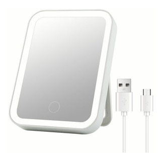 Espejo Maquillaje Led 3 Ajustes De Brillo Con Recargable Usb Espejo Maquillaje Led 3 Ajustes De Brillo Con Recargable Usb