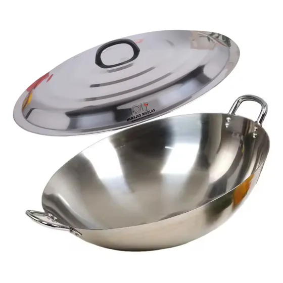 Disco Acero Inoxidable Xl 60 Cms 2.8mm Con Tapa