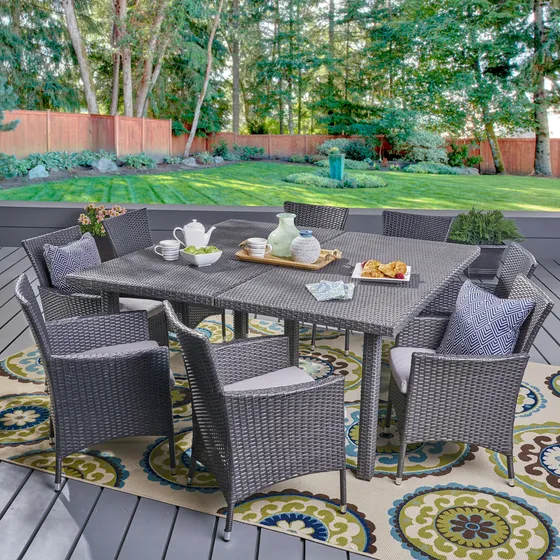 Christopher Knight Home Aristo - Juego De Comedor Cuadde Mi.