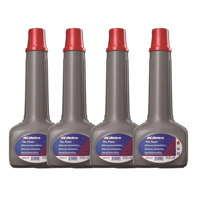 Kit 4 Aditivos Combustivel Flexpower 200 Ml Acdelco 88905742