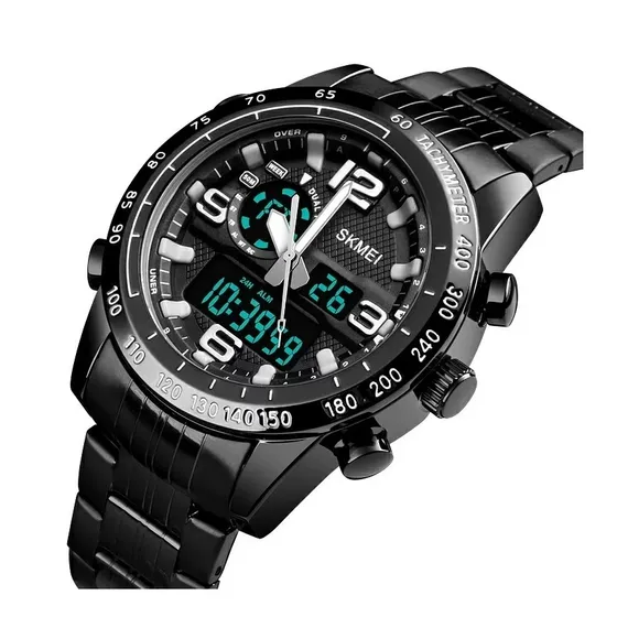 Reloj Skmei Análogo - Digital De Lujo Luz Fecha Chronometro