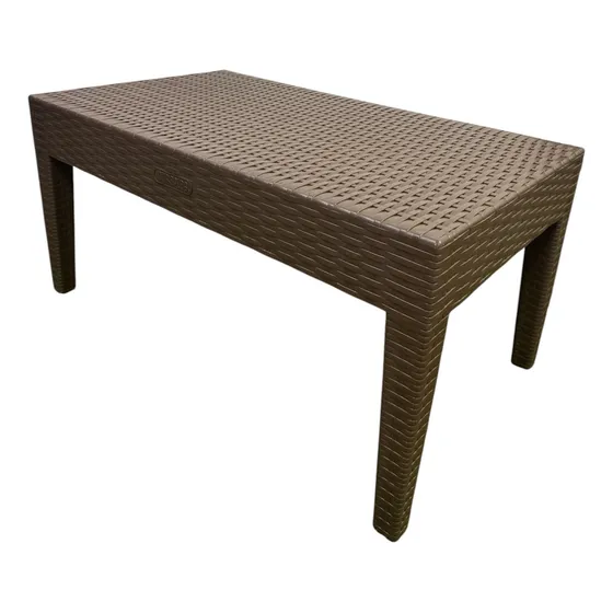 Mesa Rattan Revistera Duraplas Plástico 53x92 Cm